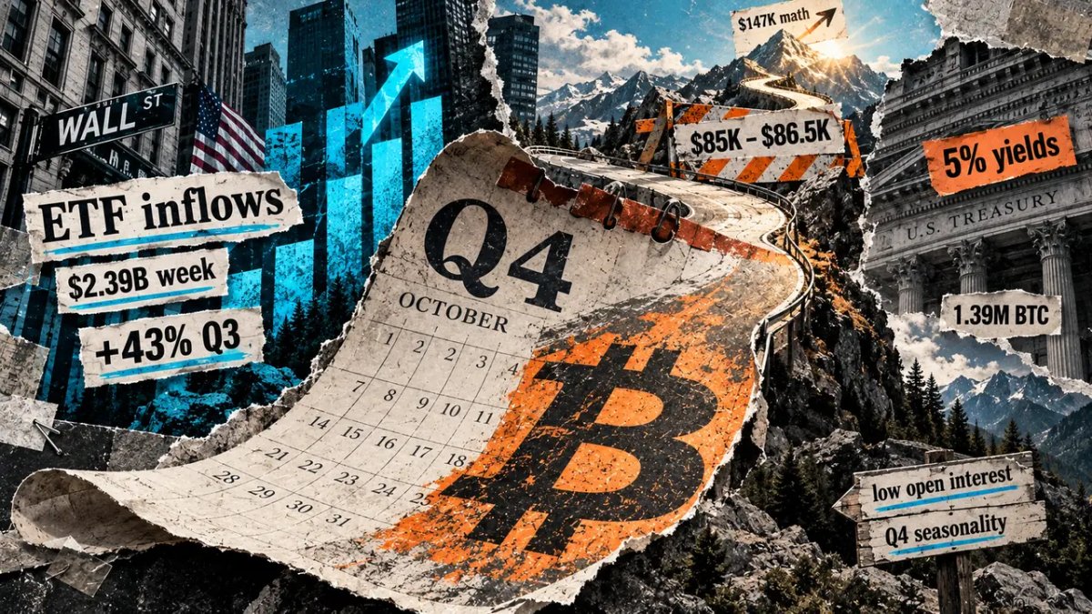 Bitcoin enters its best season after a 43% surge, with $147,000 suddenly on the math