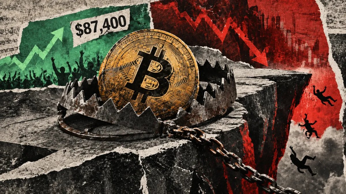 Bitcoin’s $87,000 rally just flipped from short squeeze to long risk