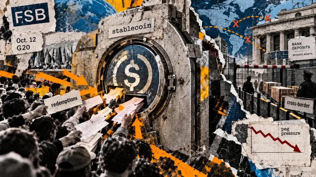 Global watchdog warns the $300 billion stablecoin market could face bank runs even with full reserves