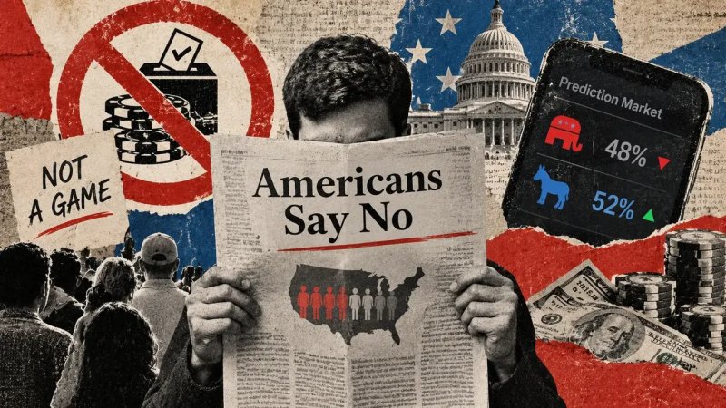 Prediction markets have a major problem as most Americans reject betting on elections