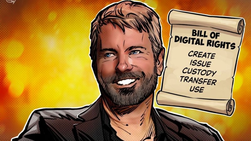 Saylor outlines ‘bill of digital rights’ to help build prosperity in future economy