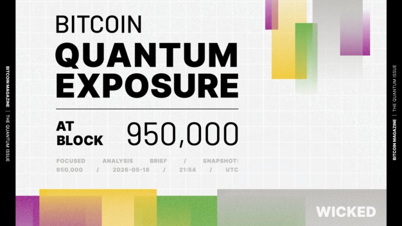 The Quantum Issue: Bitcoin Quantum Exposure at Block 950,000 