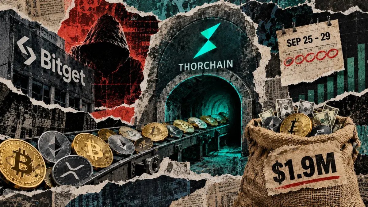 THORChain made 63% of its record $3 million September income during the Bitget hack-linked trading surge