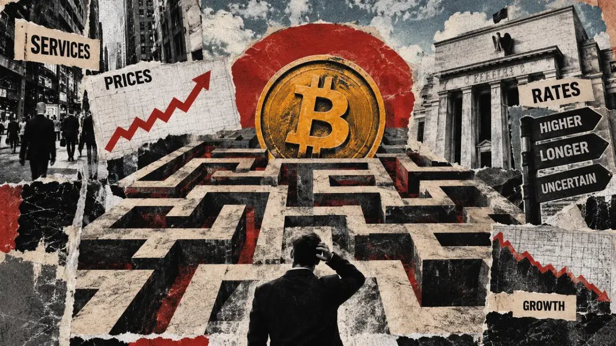 US services price gauge hits a four-year high, clouding Bitcoin’s rate-relief outlook